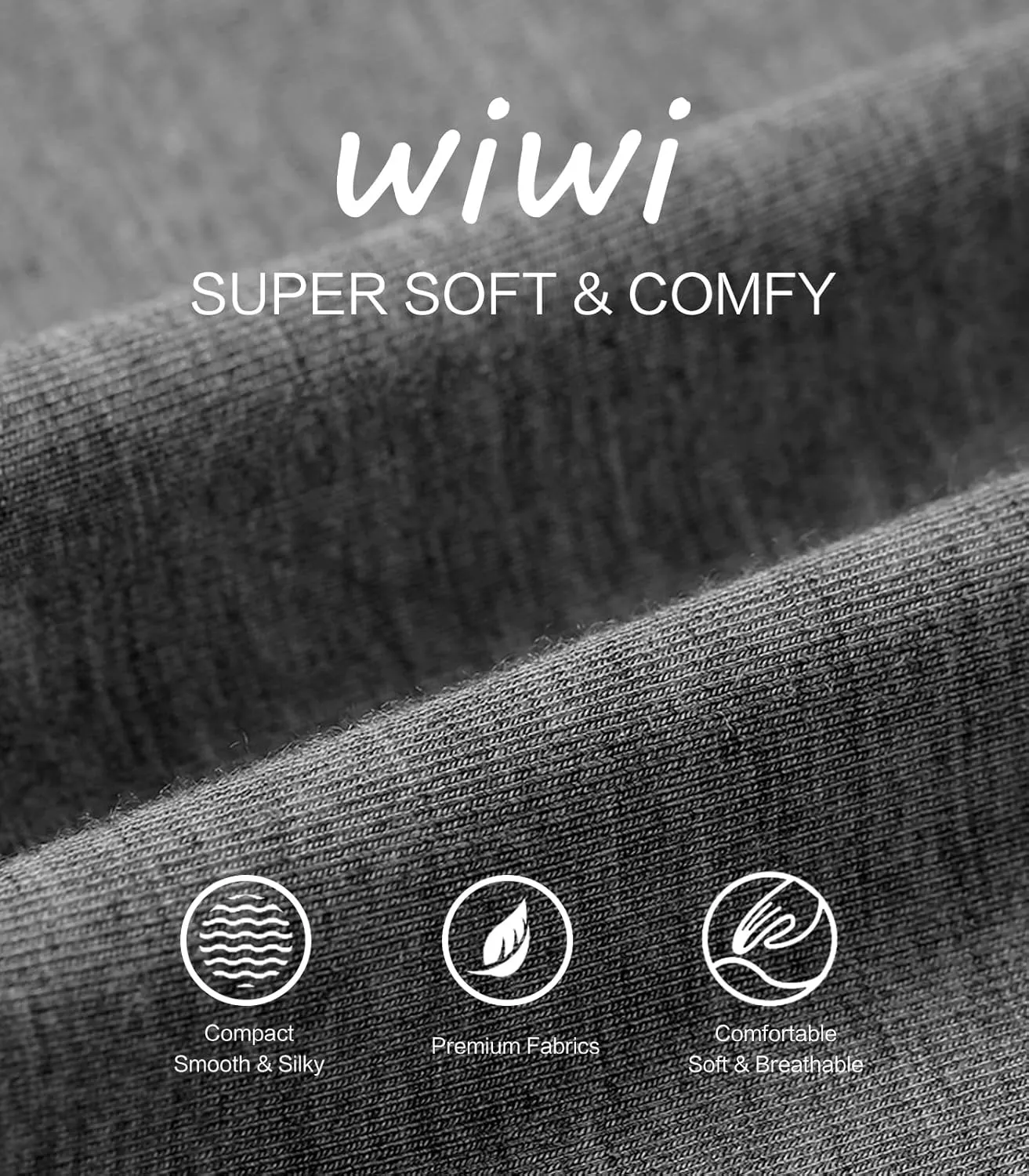 WiWi Women's Wide Leg Capri Pants Viscose from Bamboo Palazzo Lounge Bottoms with Pockets High Waist Pajama Bottom S-XXL