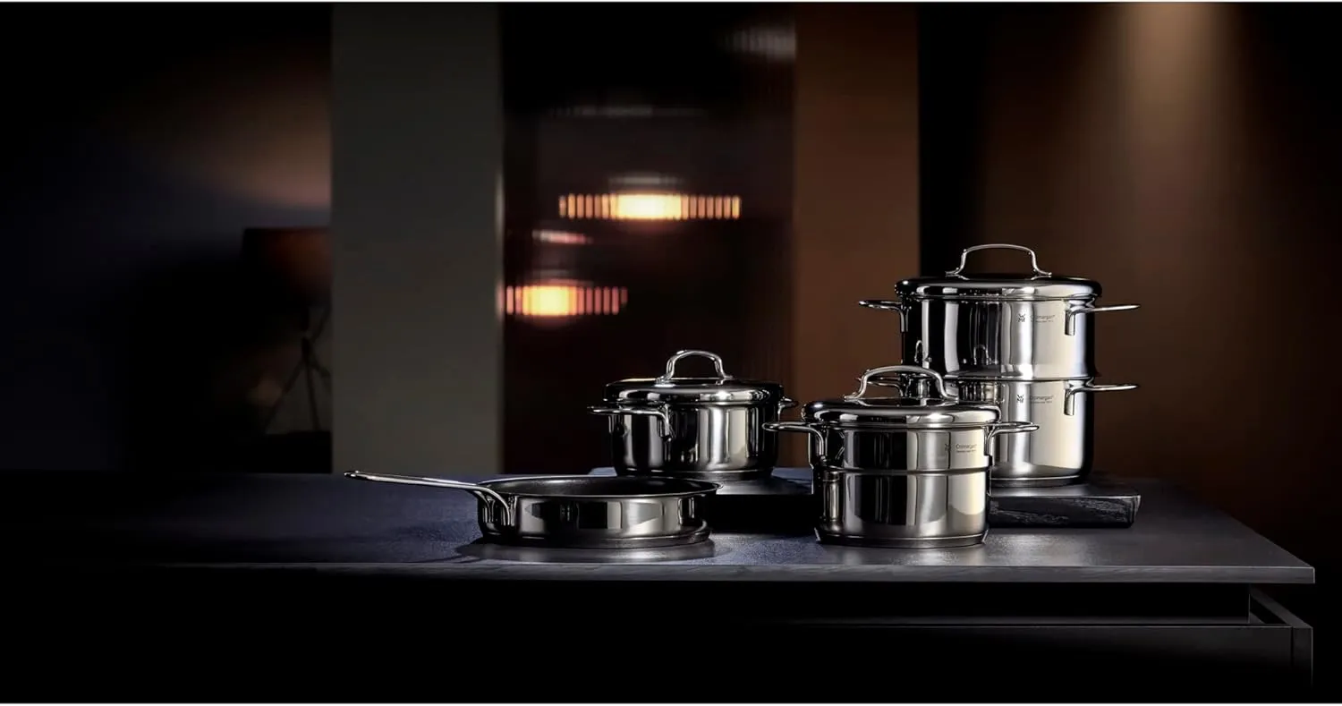 WMF 12 cm Mini High Casserole with Lid, 12cm, Stainlesssteel