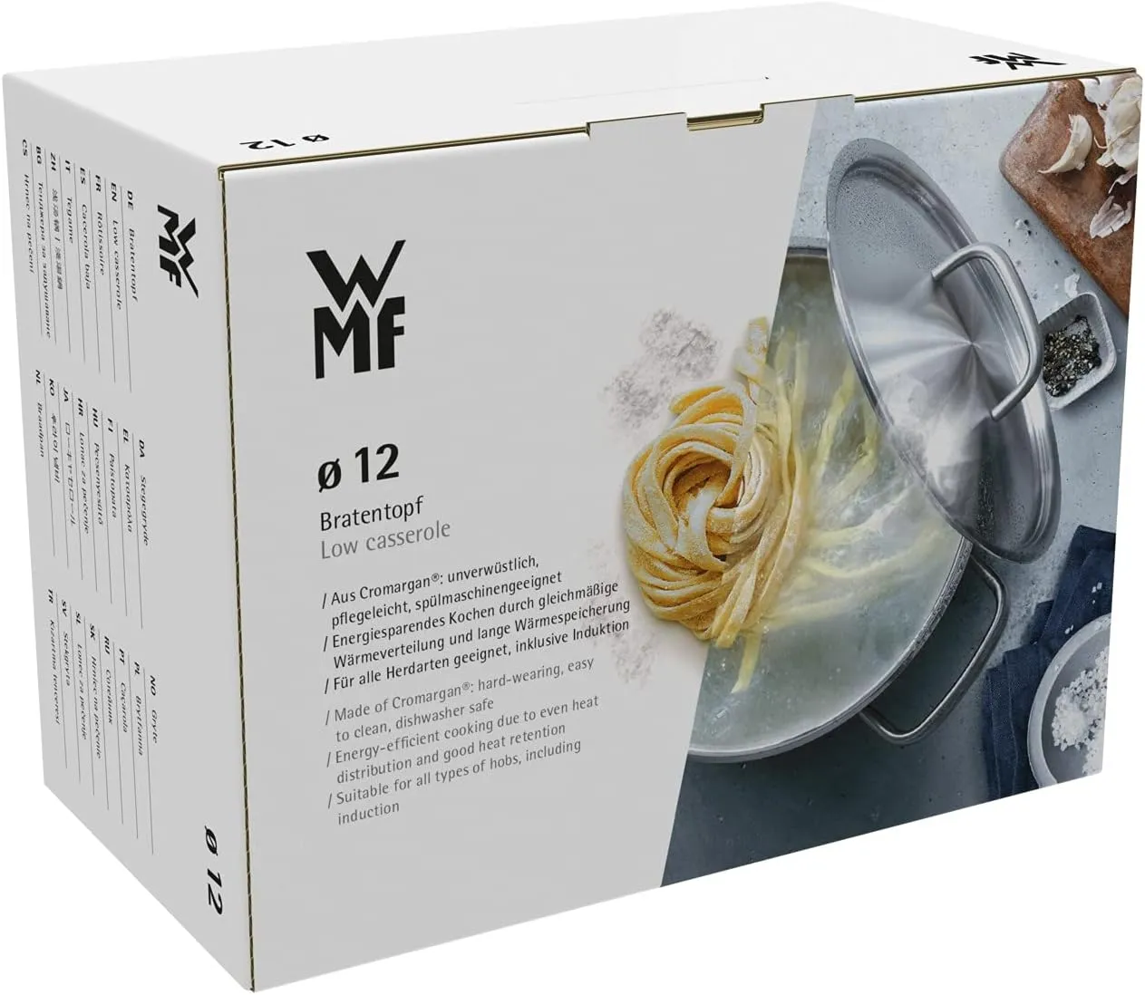 WMF 12 cm Mini Low Casserole with Lid, 12cm, Stainlesssteel