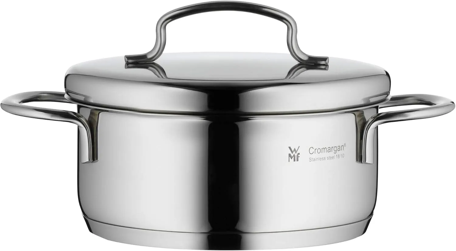 WMF 12 cm Mini Low Casserole with Lid, 12cm, Stainlesssteel