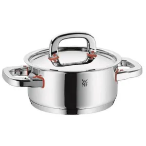Wmf Low Stainless Steel Induction Casserole With Lid - 16cm/1.4L