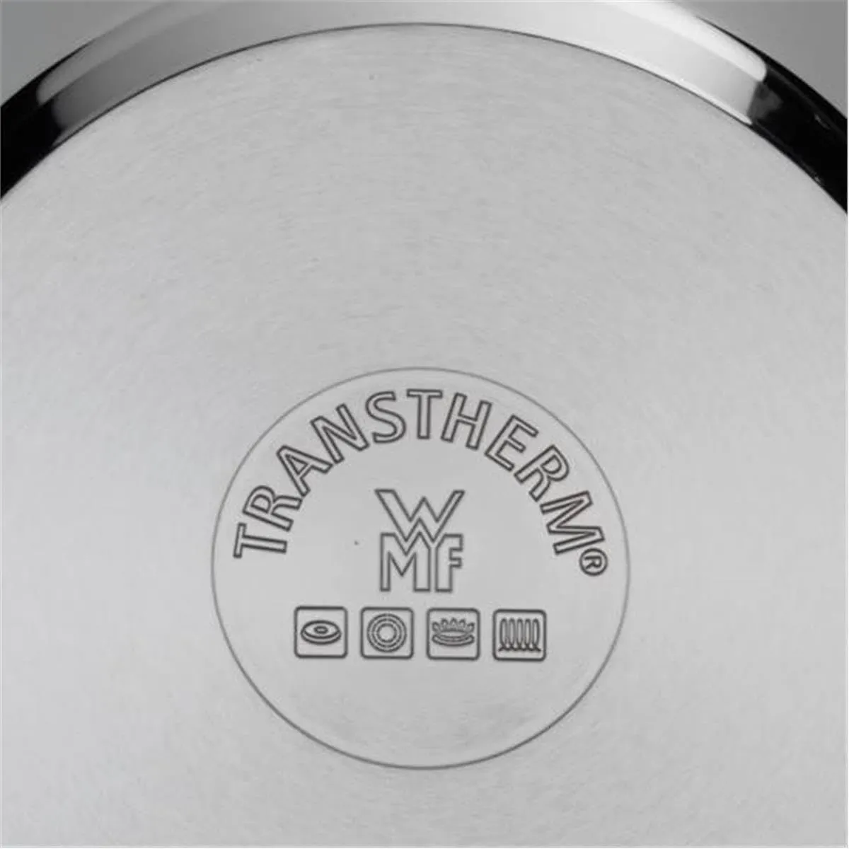 WMF Sauce pan Ø 10 cm Approx. 0,5l Mini Stackable Pouring Rim Metal lid Cromargan Stainless Steel Brushed Suitable for All Stove Tops Including Induction Dishwasher-Safe
