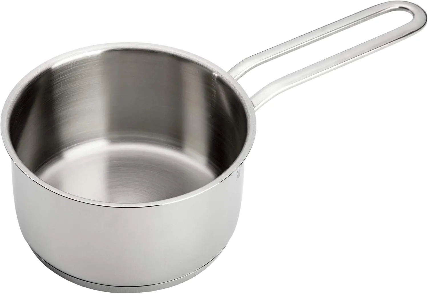 WMF Sauce pan Ø 10 cm Approx. 0,5l Mini Stackable Pouring Rim Metal lid Cromargan Stainless Steel Brushed Suitable for All Stove Tops Including Induction Dishwasher-Safe