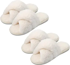 Women’s Bridesmaid Slippers Bride Slippers for Wedding Day Bride Gifts for her Engagement Gifts for Women Wedding Slippers Bridal Shower Gifts for Bride to Be Gifts for Her