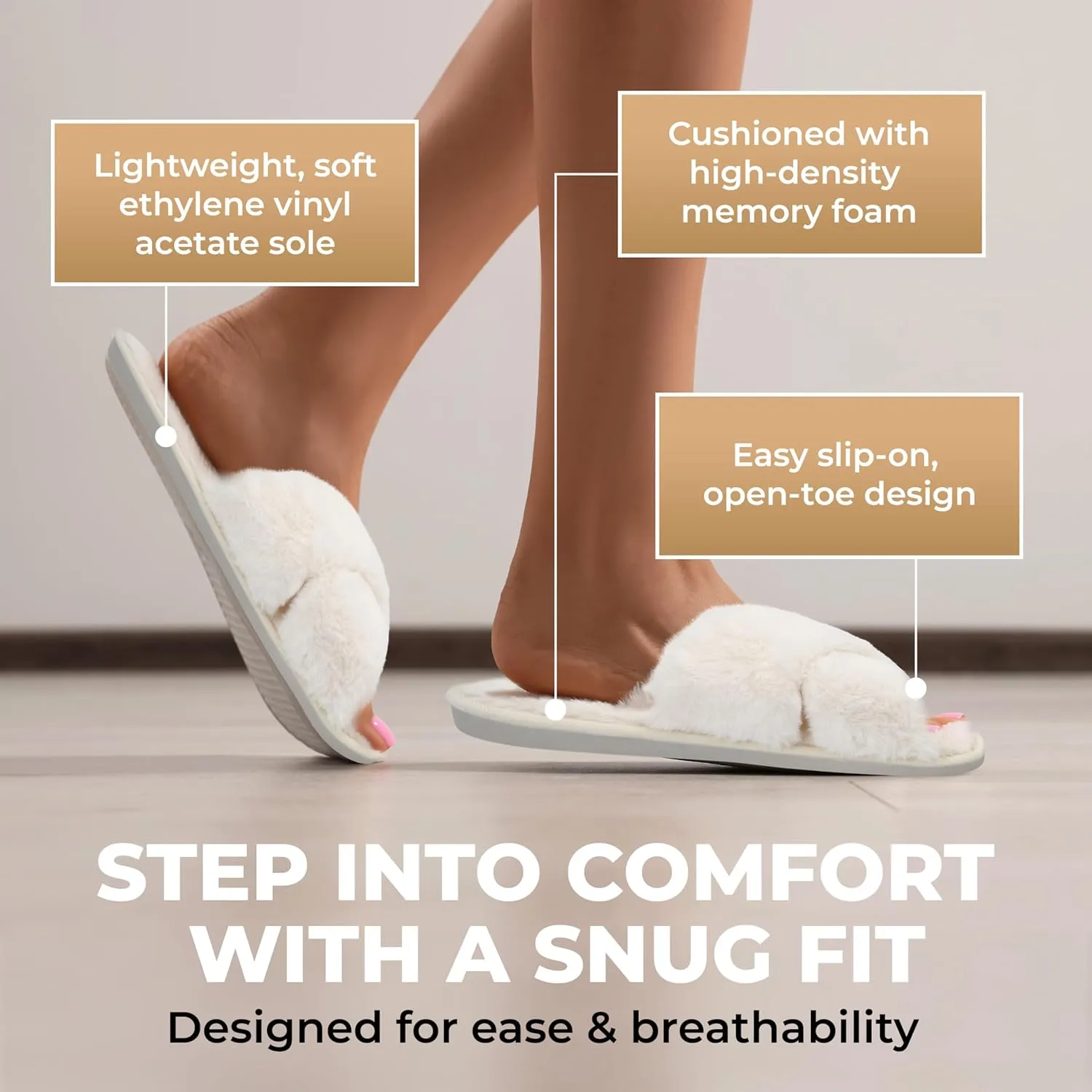 Women’s Bridesmaid Slippers Bride Slippers for Wedding Day Bride Gifts for her Engagement Gifts for Women Wedding Slippers Bridal Shower Gifts for Bride to Be Gifts for Her