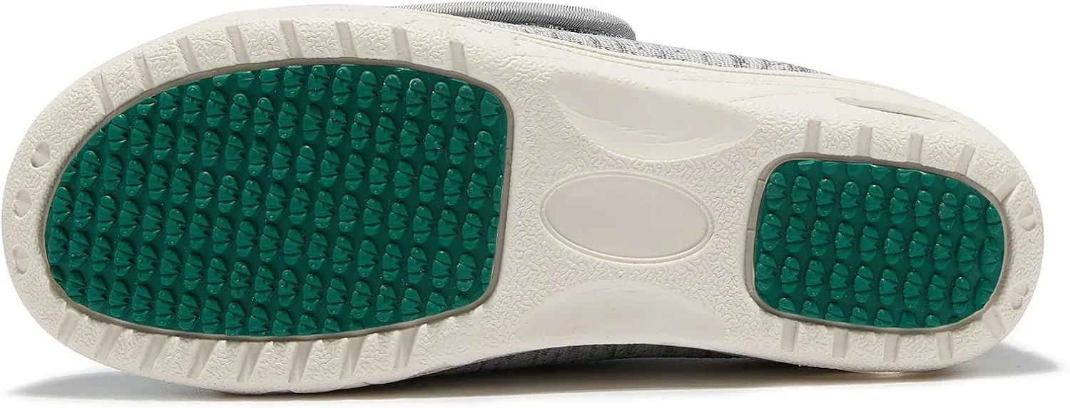 Women's Diabetic Shoes Easy Put on with Adjustable Lightweight for Edema Plantar Fasciitis Bunions Arthritis Neuropathy Wide Width Swollen Feet Bottom Fattening and Widening Elderly Shoes