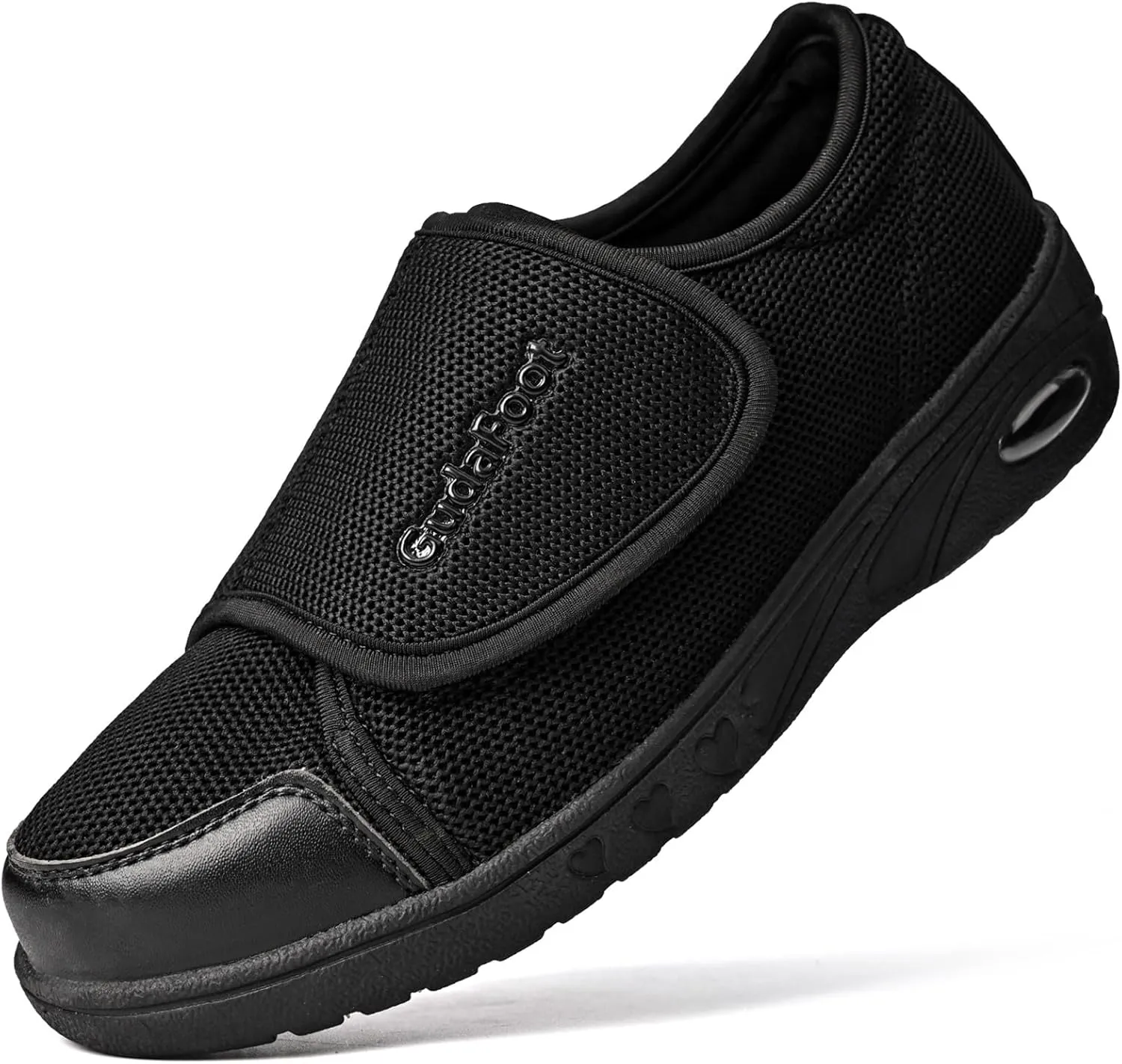 Women's Diabetic Shoes Easy Put on with Adjustable Lightweight for Edema Plantar Fasciitis Bunions Arthritis Neuropathy Wide Width Swollen Feet Bottom Fattening and Widening Elderly Shoes