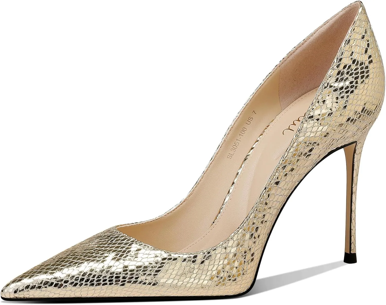 Women's High Heel Pumps Elegant Stiletto Heels with Cushioned Insole for Party and Office Comfortable Slip-On Design Ideal for Formal and Casual Occasions