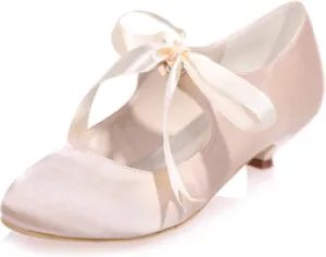 Women's Low Heeled Round Toe Mary Jane Shoes, Made of PU Leather, Comfortable and Non Slip, Suitable for Daily Wear