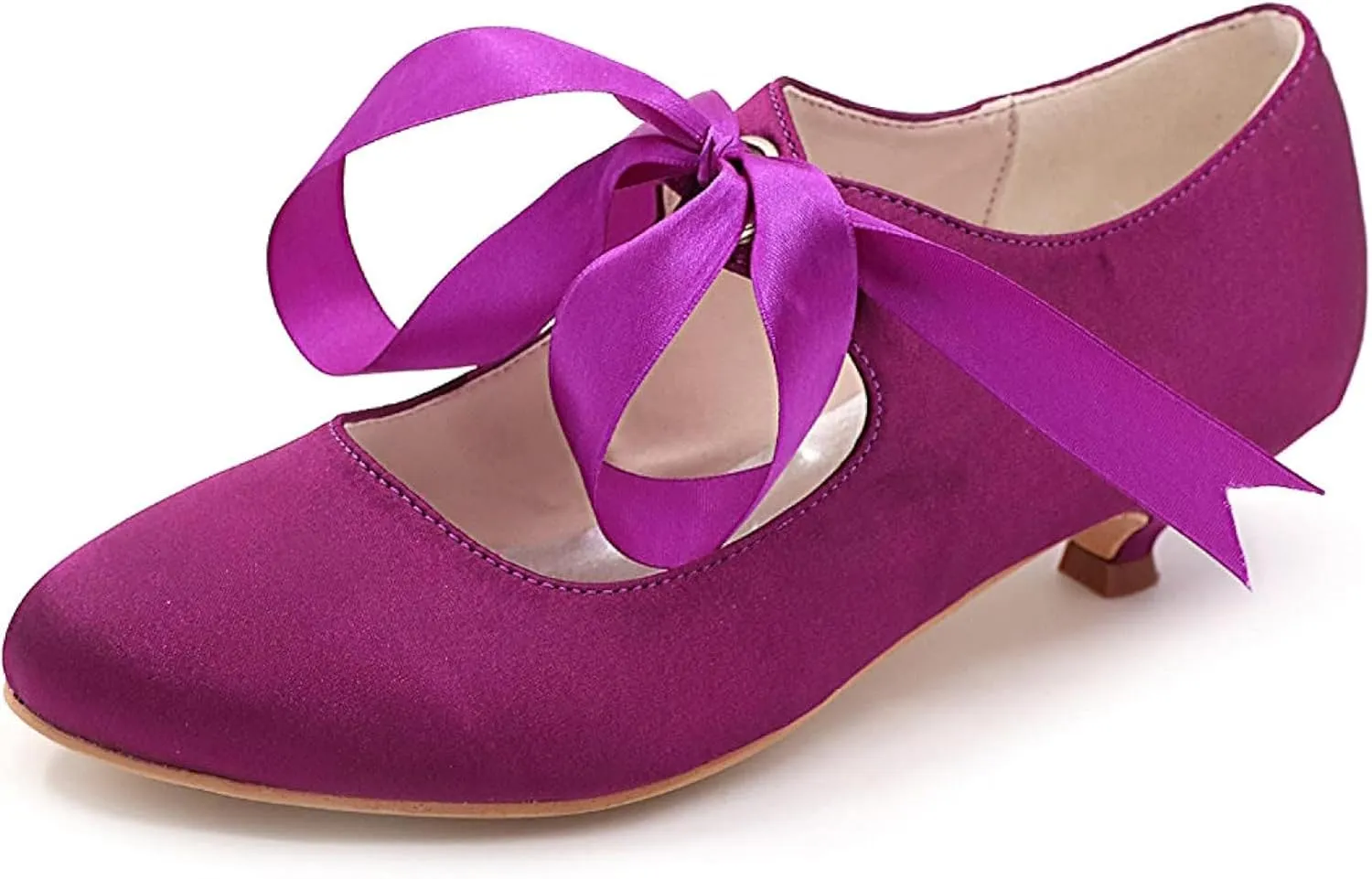 Women's Low Heeled Round Toe Mary Jane Shoes, Made of PU Leather, Comfortable and Non Slip, Suitable for Daily Wear