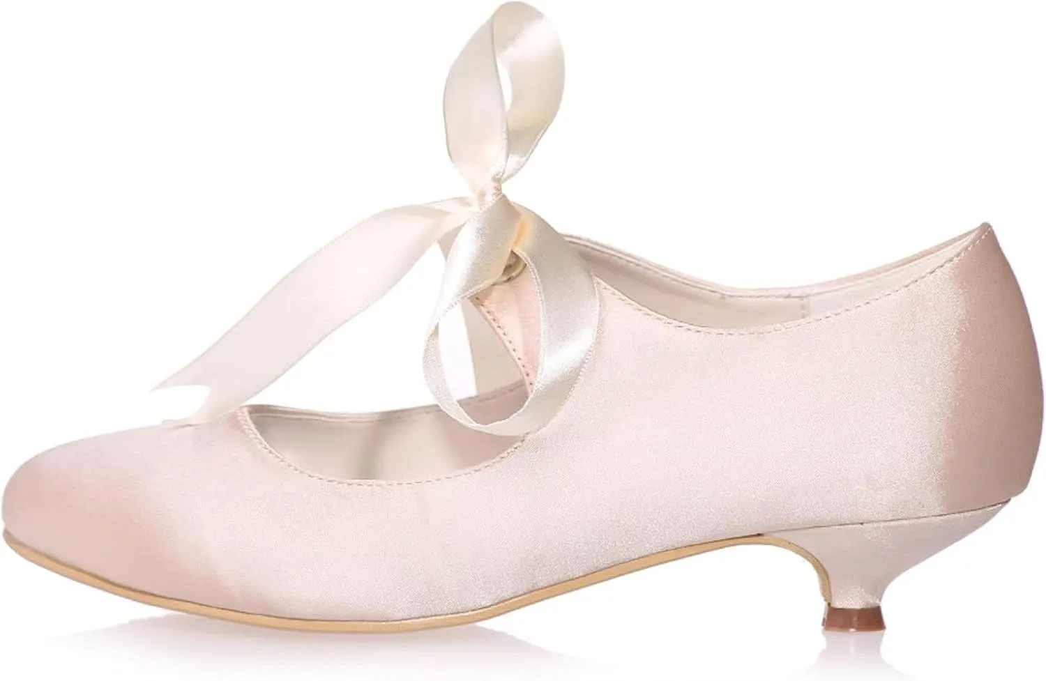 Women's Low Heeled Round Toe Mary Jane Shoes, Made of PU Leather, Comfortable and Non Slip, Suitable for Daily Wear
