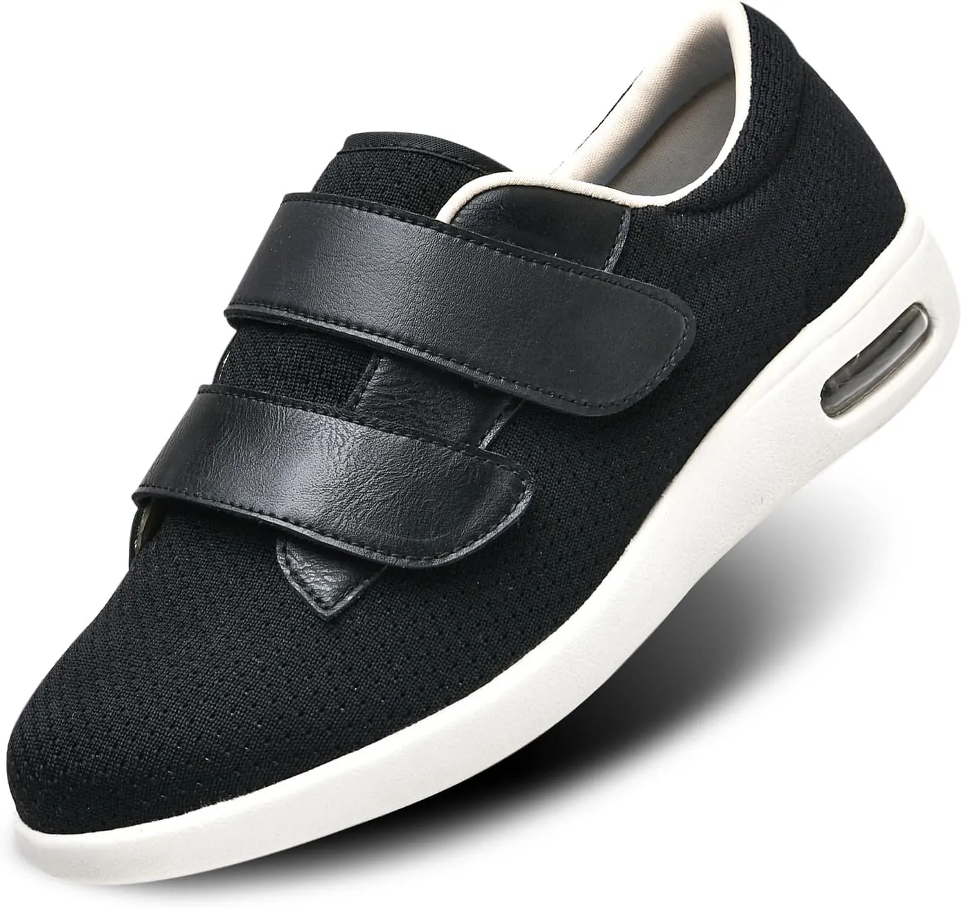 Womens Wide Width Diabetic Shoes with Adjustable Closure Lightweight Breathable for Diabetic Edema Plantar Fasciitis Bunions Arthritis Elderly Swollen Feet