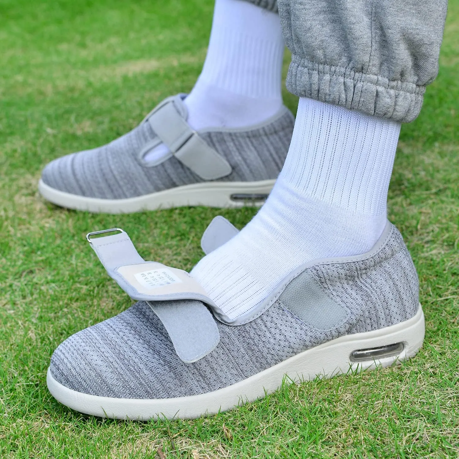 Womens Wide Width Diabetic Shoes with Adjustable Closure Lightweight Breathable for Diabetic Edema Plantar Fasciitis Bunions Arthritis Elderly Swollen Feet