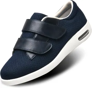 Womens Wide Width Diabetic Shoes with Adjustable Closure Lightweight Breathable for Diabetic Edema Plantar Fasciitis Bunions Arthritis Elderly Swollen Feet