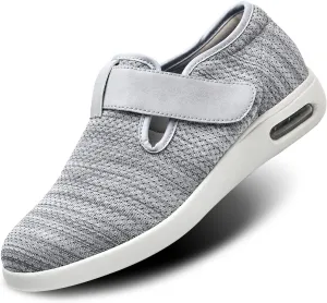 Womens Wide Width Diabetic Shoes with Adjustable Closure Lightweight Breathable for Diabetic Edema Plantar Fasciitis Bunions Arthritis Elderly Swollen Feet