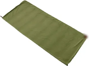 XTYPE Portable Ultra-Light Polar Fleece Sleeping Bag Outdoor Camping Tent Bed Travel Warm Sleeping Bag Liner Camping Sport Accessories (Color : Green)