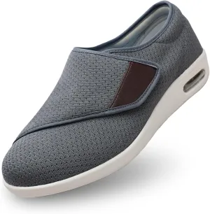 youyun Orthopedic Shoes for Women, Wide Fit Slip On Sneakers for Diabetics, Plantar Fasciitis and Swollen Feet Support, Lightweight Comfort and Breathable (Size 6-10)
