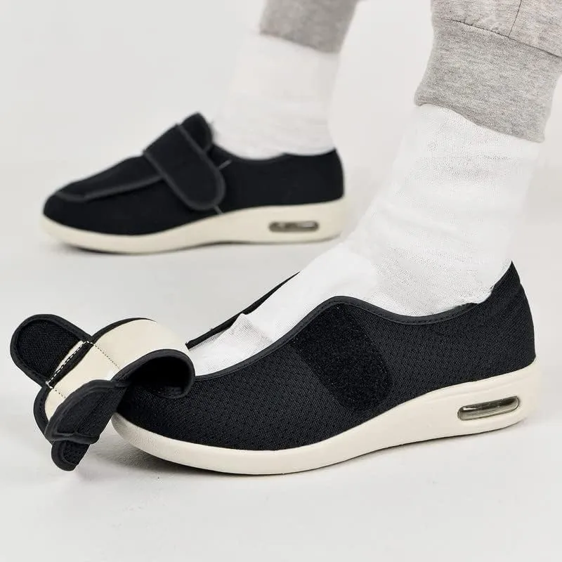youyun Women's Diabetic Shoes for Women Wide Width Elderly Shoes with Adjustable Closure Breathable Lightweight Swollen Feet Walking Edema Sneakers