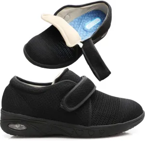 youyun Women's Diabetic Shoes Width X-Wide Shoe for Elderly Women Adjustable Closure Breathable Lightweight Non Slip for Swollen Feet Edema Widening Walking Shoes