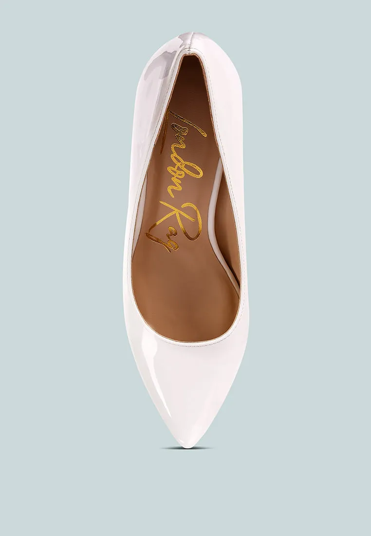 Zaila Metallic Accent Block Heel Pumps By Ruw